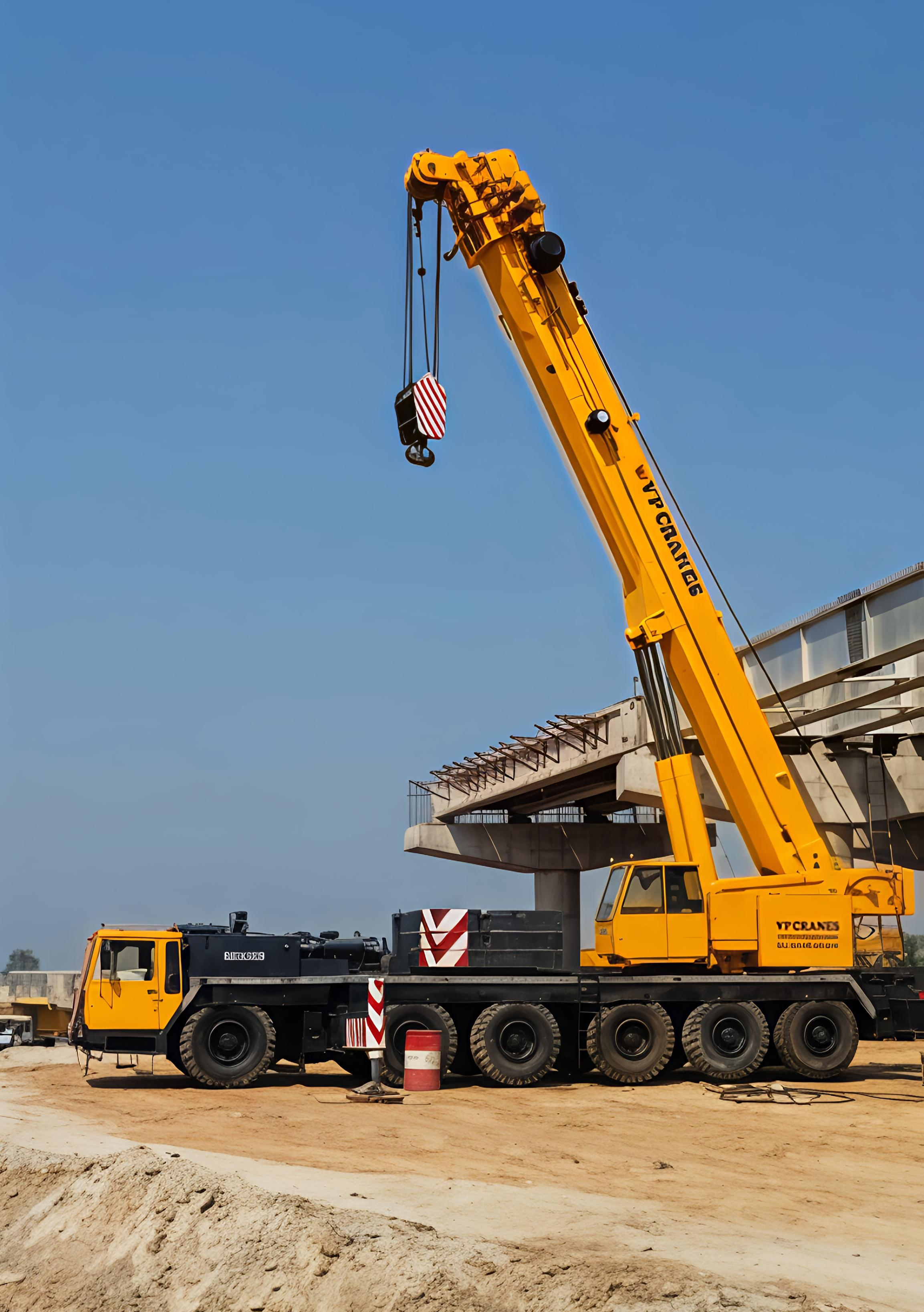 V P CRANES executing a heavy lifting project