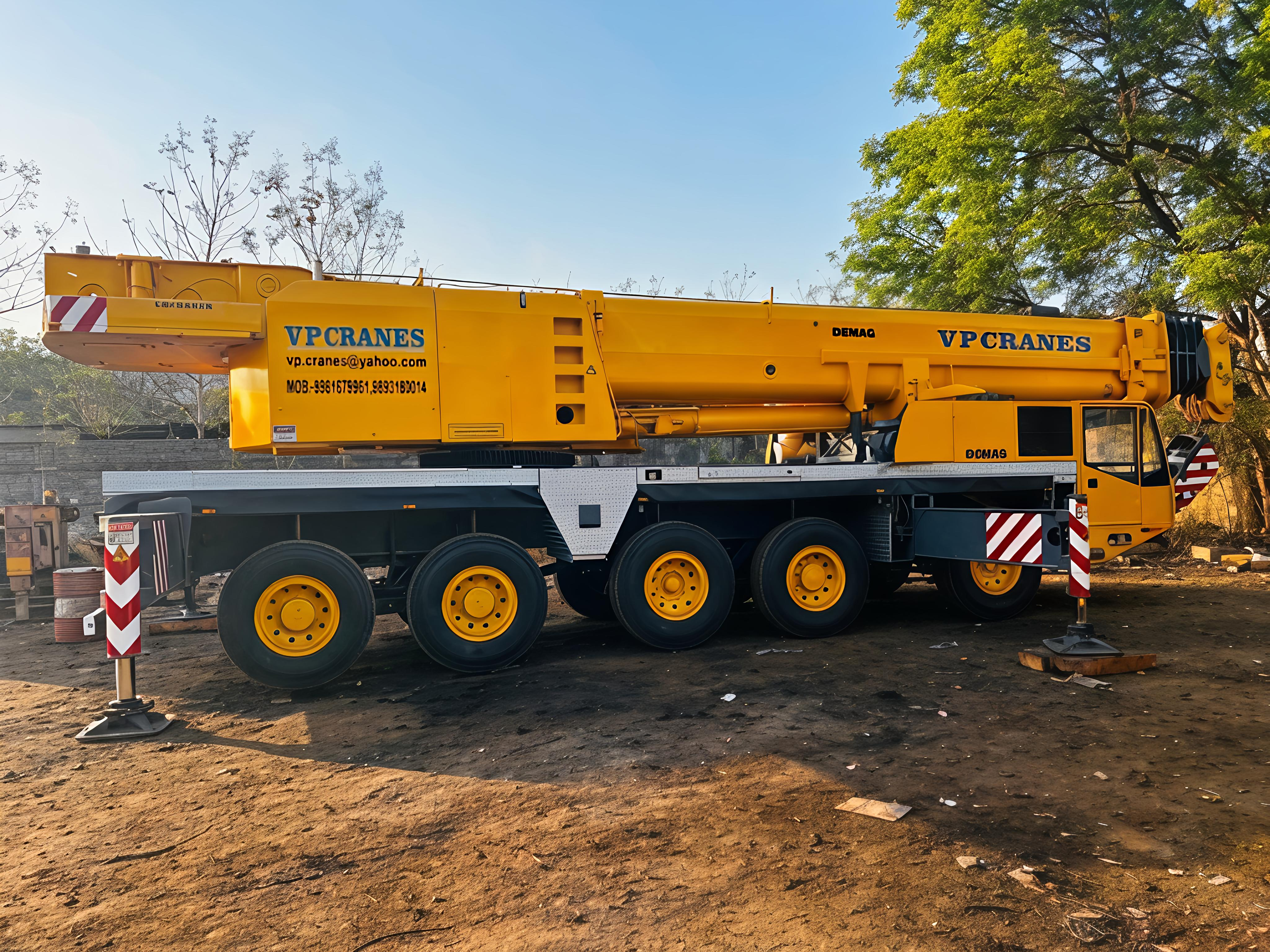 V P CRANES equipment at work
